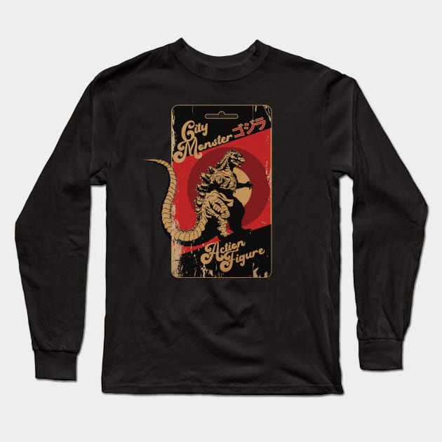 City Monster Action Figure Long Sleeve T-Shirt by CTShirts